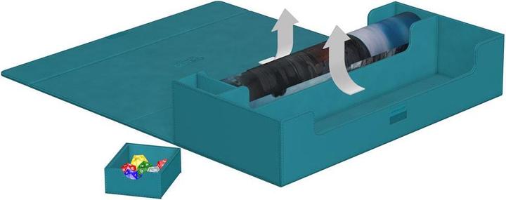 Actual product image Ultimate Guard Card Box XenoSkin Superhive 550+ Petrol Blue