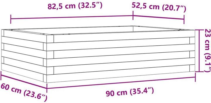 Produktbild vidaXL Pflanzgefäss