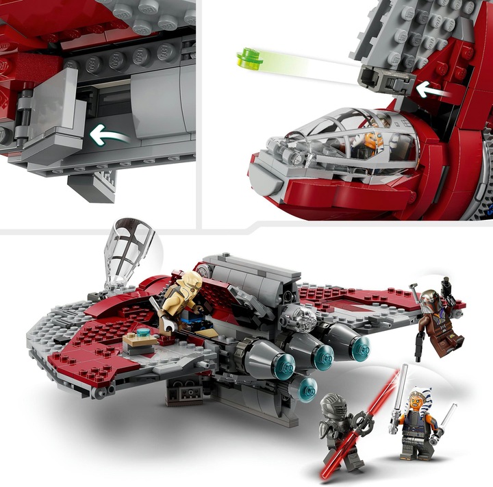 Actual product image LEGO Ahsoka Tanos T-6 Jedi Shuttle (75362, LEGO Star Wars)