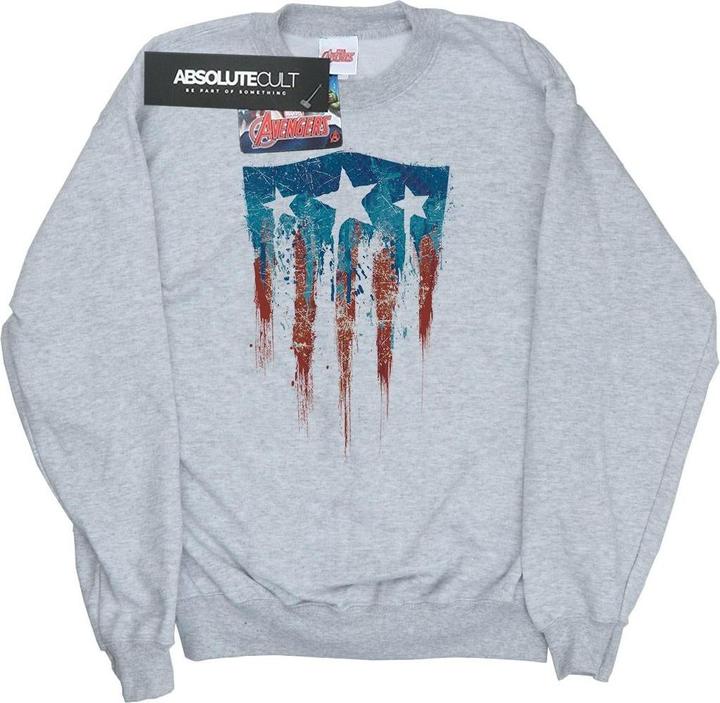 Image du produit - Sweat CAPTAIN AMERICA FLAG SHIELD - Garçon (116)