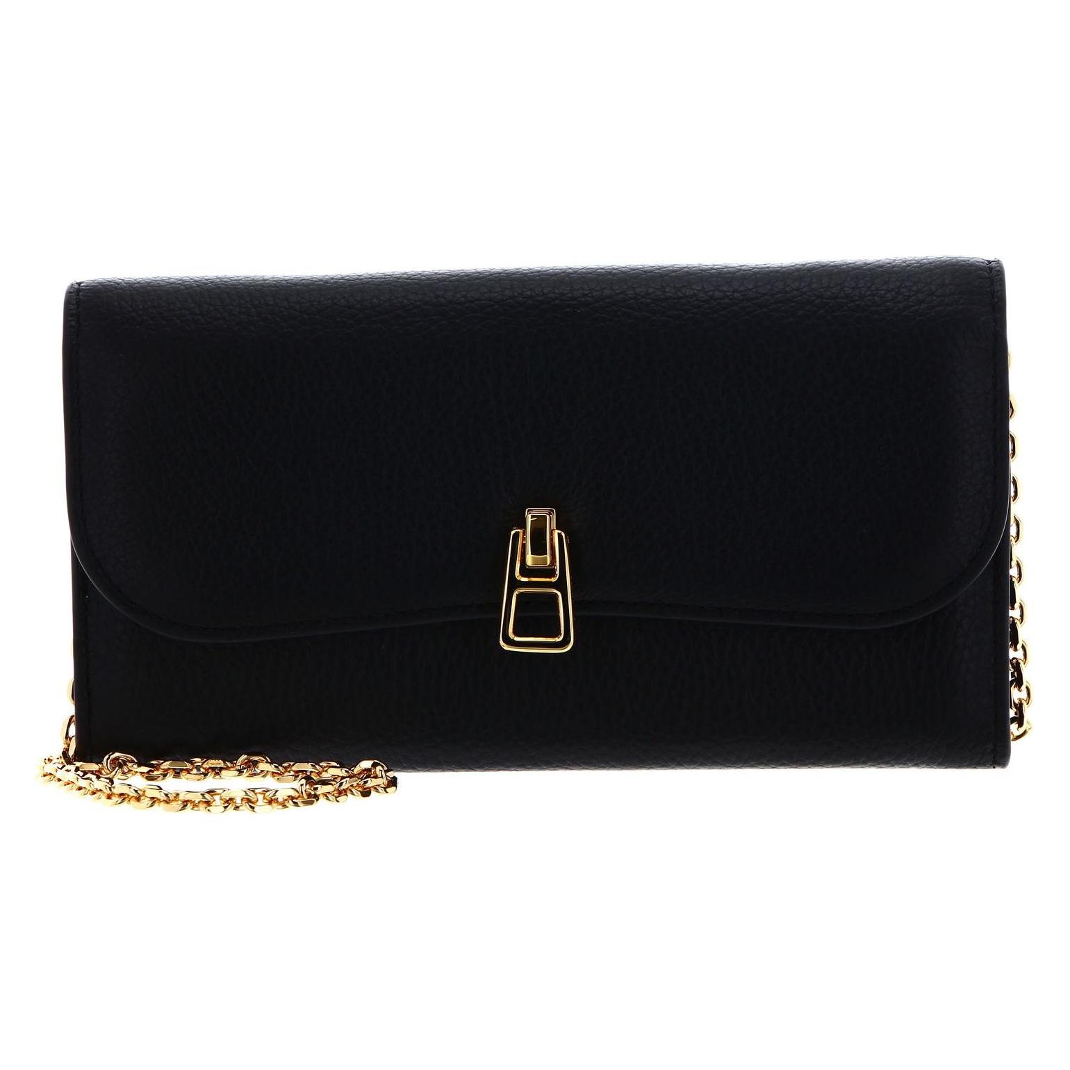 Coccinelle, Damen, Portemonnaie, Magie Mini Bag Wallet Grained Leather, Schwarz