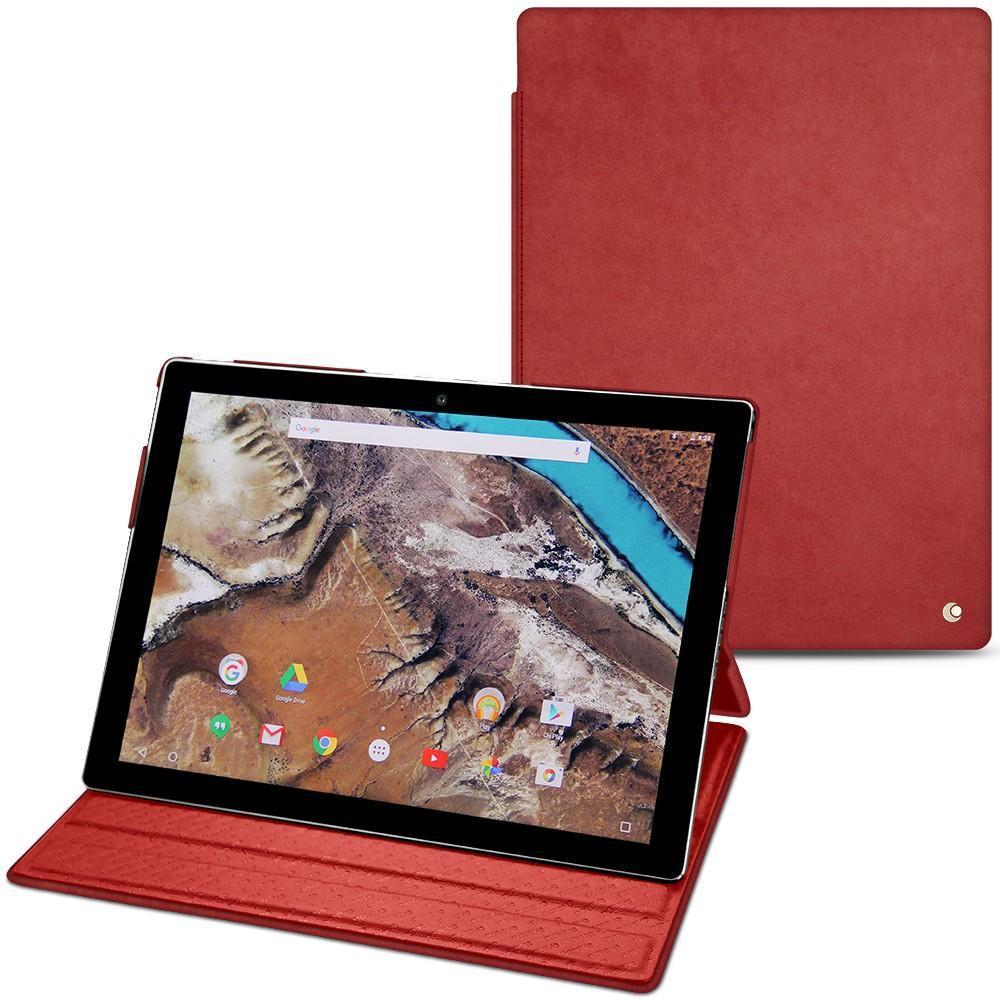 Noreve Lederschutzhülle vertikal (Pixel C), Tablet Hülle, Rot
