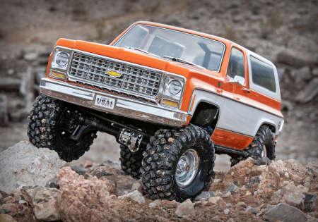 Produktbild Traxxas TRX-4 79 Chevy Blazer orange/weiss 1/10 Crawler RTR Brushed, Clipless, ohne Akku und Ladegerä (RTR Ready-to-Run)