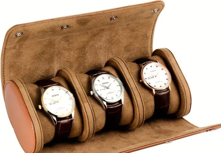 Immagine prodotto Nevarone Uhrenetui braun (3 Uhren)