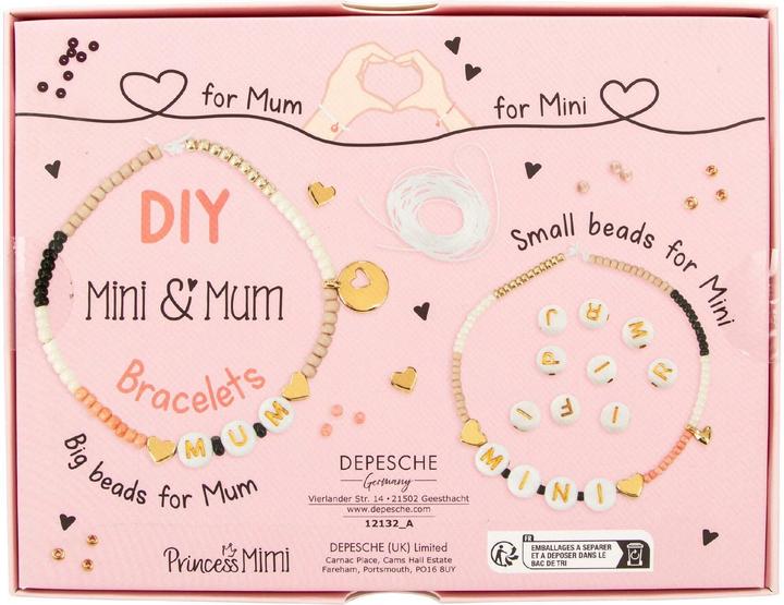Image du produit Depesche Princess Mimi - Mini & Mum DIY Bracelets