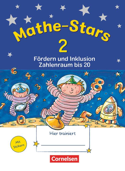Produktbild Mathe Stars - Fördern und Inklusion 2. Schuljahr. Übungsheft (Deutsch, Birgit Schlabitz, 2017)