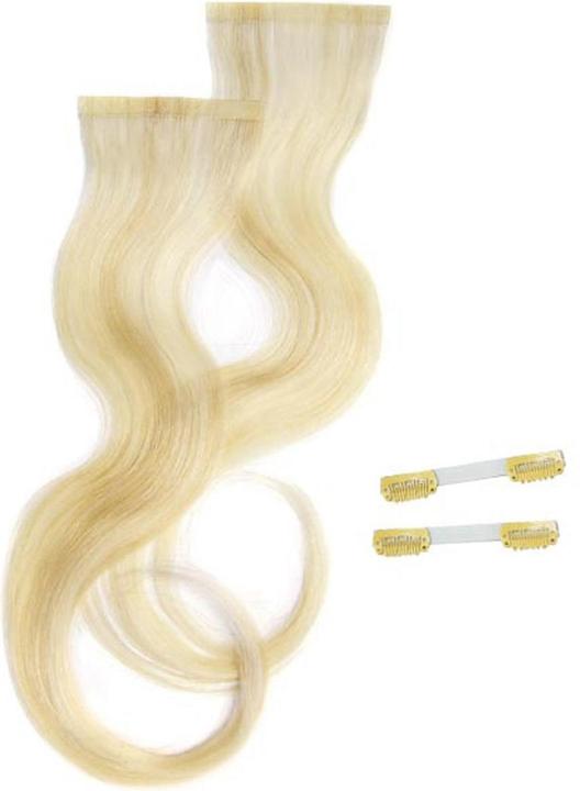 Produktbild Balmain Tape Extension Echthaar 40cm Länge 01 Schwarz 27g - 2er Pack (1 Black, 40 cm)