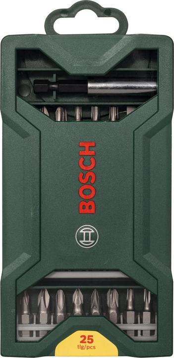 Produktbild Bosch Zubehör Mini-X-Line-Schrauberbit-Set, 25-teilig (4.5, T 15/20/25/30, C 6.3, E 6.3, PH, TX)