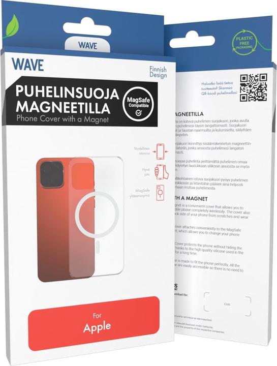 Image du produit Wave MagSafe-yhteensopiva suojakuori, iPhone 12 mini, lÃƒƒpinÃƒkyvÃƒ¤ (Apple iPhone 12 mini)