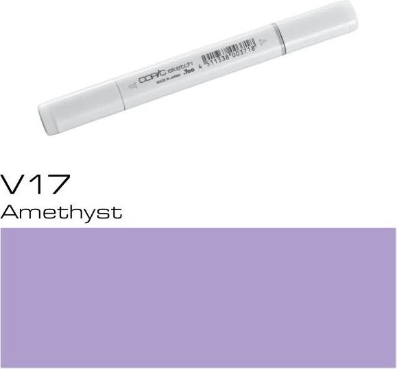 Actual product image Copic Sketch type V - 17 (V17 - Amethyst, 1 x)