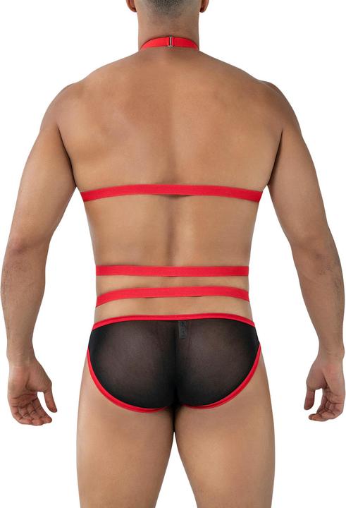 Produktbild Cut4men Body Harness in schwarz/rot (S)