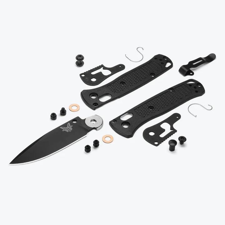 Actual product image Benchmade Mini Bugout Black Plain (7.16 cm)