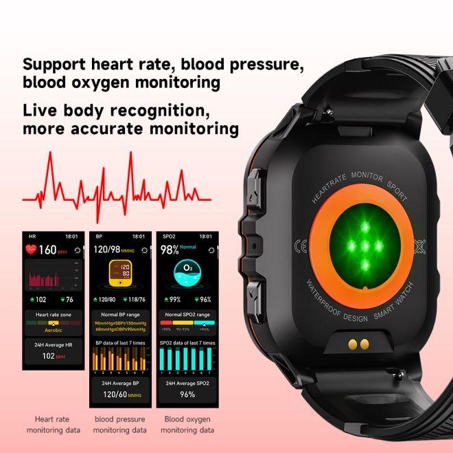 Produktbild Mu Sport Outdoor Smart Watch 1.96" AMOLED Bluetooth Call