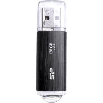 Thumbnail - Silicon Power Blaze B02 (128 GB, USB-A, USB 3.1), USB Stick, Schwarz