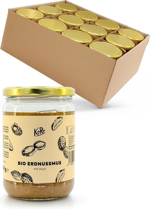 Actual product image KoRo Organic peanut butter with skin (6000 g)