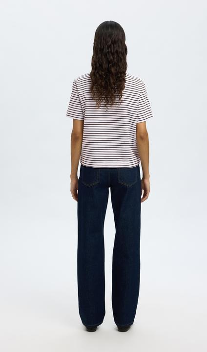 Produktbild Selected Slfessential Ss Striped Boxy Tee Noos (L)
