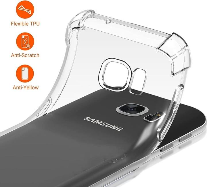 Produktbild Screenguard Samsung Galaxy S7 Hülle Crystal Soft Airbag Bumper (Samsung Galaxy S7)