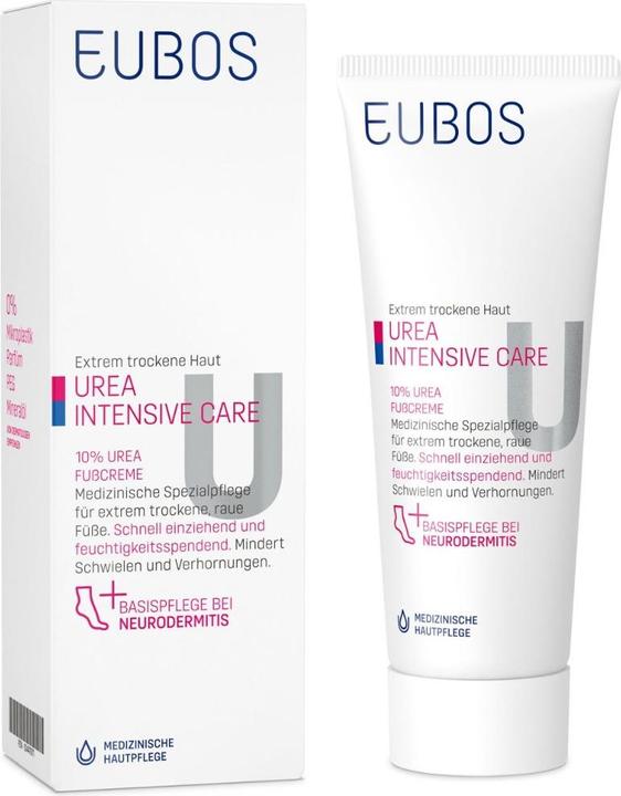 Image du produit Eubos Crème pour les pieds à l'urée (Crème et gel pour les pieds, 100 ml)