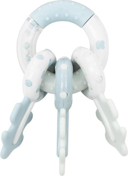 Actual product image Kikkaboo Baby rattle keychain