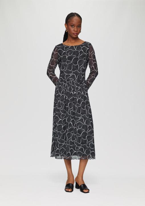 Image du produit s.Oliver Kleid Mesh-Kleid mit U-Boot-Ausschnitt (36)