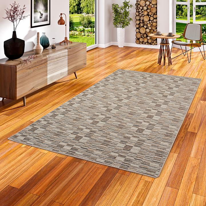 Immagine prodotto Snapstyle Tappeto berbero a strisce Strisce moderne (80 x 160 cm)