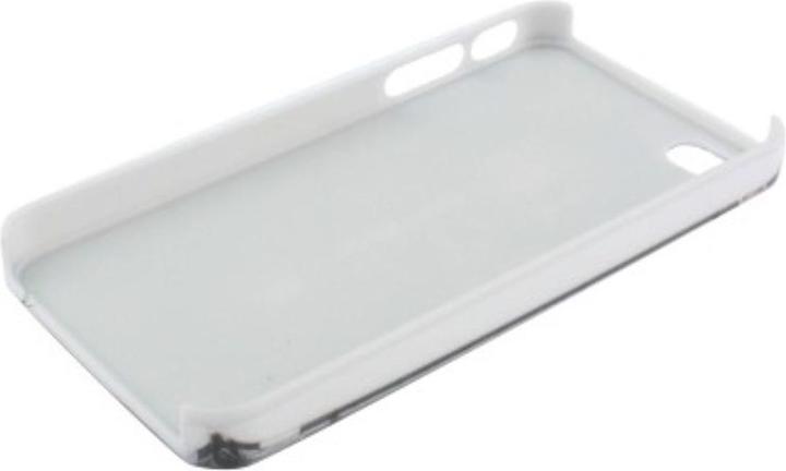 Produktbild König Design Schutzhülle Hard Case Hülle für Handy iPhone 4 & 4S Rosen / Hellblau (Apple iPhone 4, LG G4s)