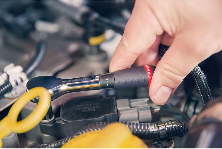 Actual product image Facom Reversible fine-tooth ratchet, 1/4 inch, type: 1/4 (1/4")