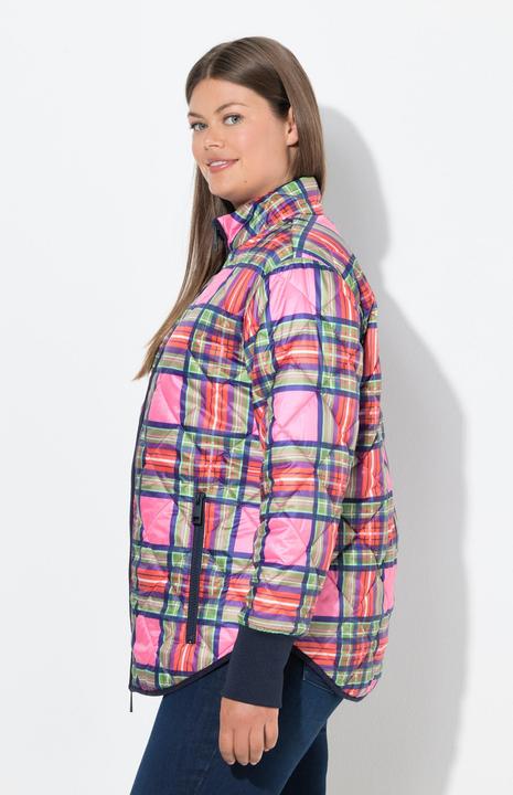 Image du produit Laurasøn Sandwich-Karo Steppjacke, Stehkragen, 2-Wege-Zipper (50)