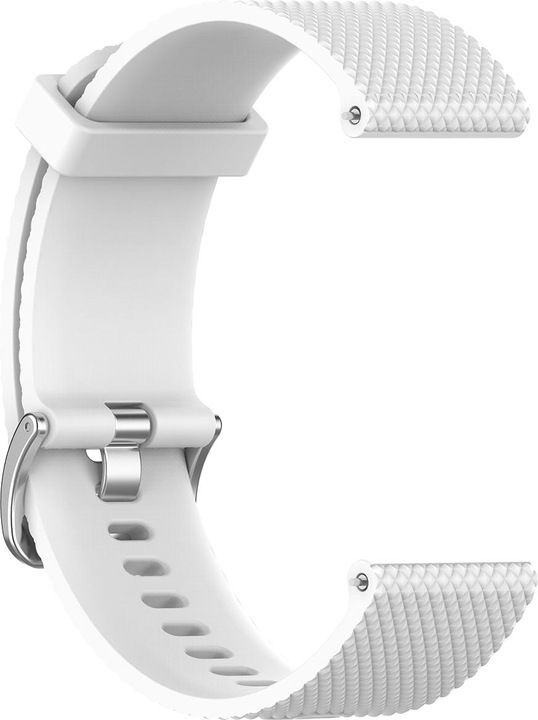 Actual product image Wave silikoniranneke, ÃƒÂ¤ly- ja urheilukelloille, valkoinen