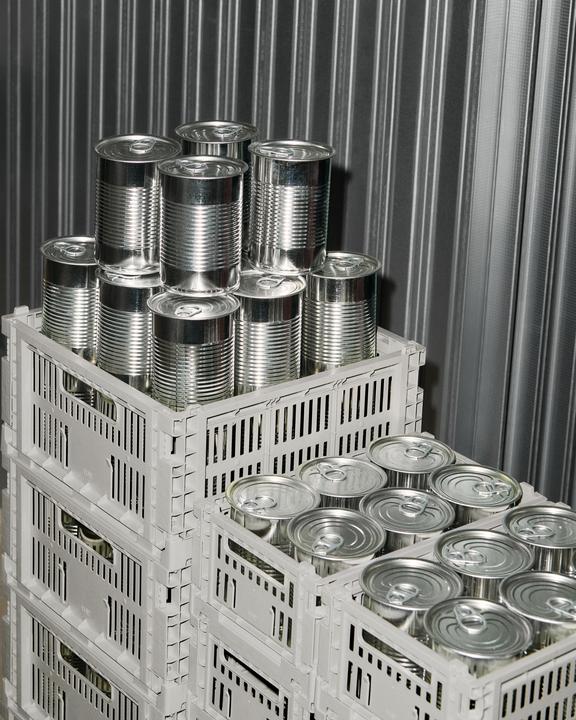 Actual product image HAY - Colour Crate S Storage Crate (Grey) (26.5 x 17 x 10.5 cm)