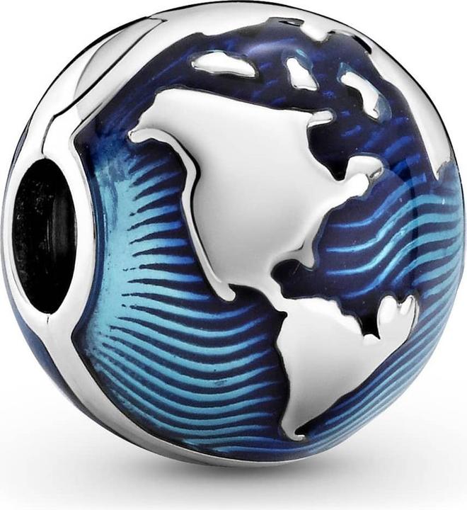 Image du produit Pandora Globe Clip Charm (Argent 925, Émail)
