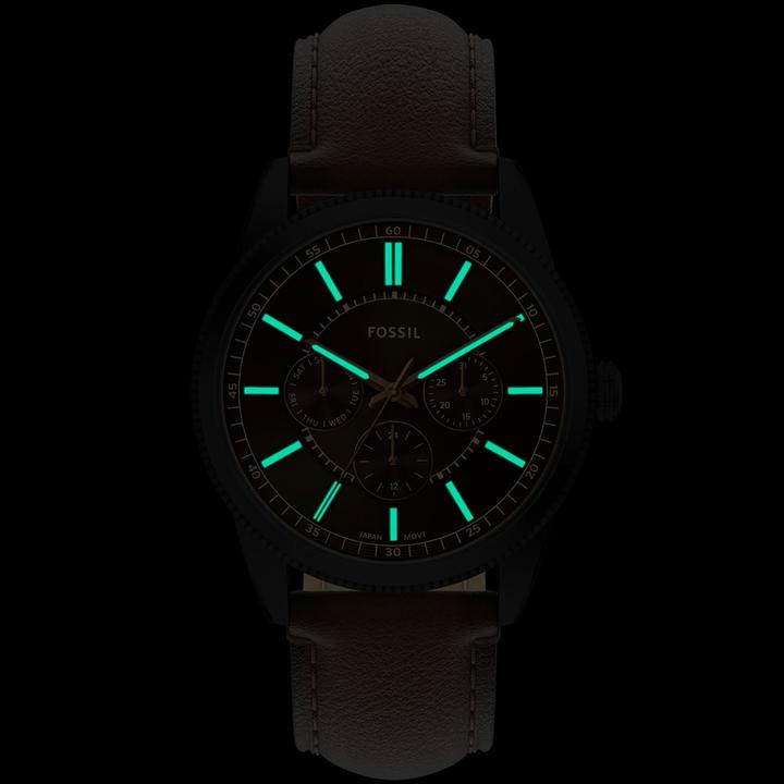 Produktbild Fossil Pearson Uhr Multifunktionswerk Leder (Analoguhr, 42 mm)