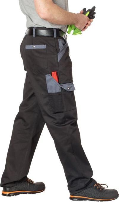 Produktbild Orix Moderne Arbeitshose mit Handytasche schwarz (52)