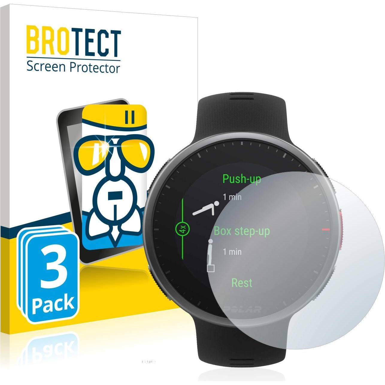 Thumbnail - BROTECT AirGlass Panzerglasfolie, Smartwatch Schutzfolie, Transparent