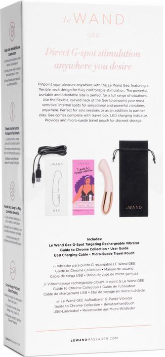 Actual product image Le Wand Gee Rose Gold