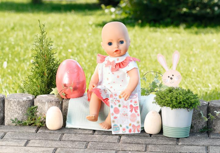 Actual product image Baby Annabell Easter dress in egg
