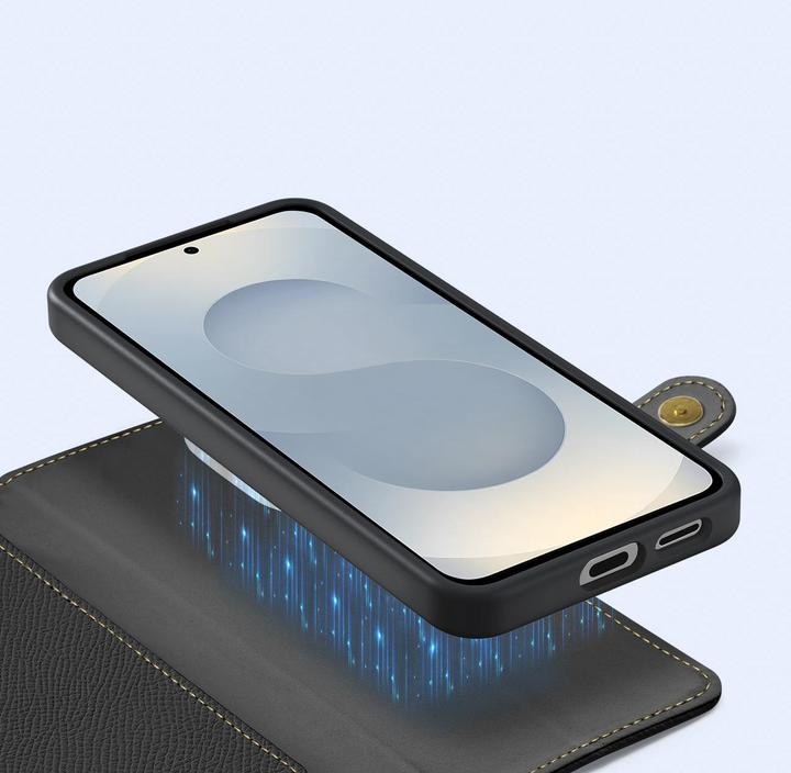 Produktbild Dux Ducis Lawa Series MagSafe Kunstleder Bookcover Hülle (Samsung Galaxy S25 Edge)