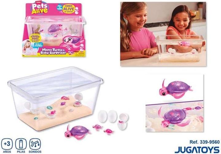 Produktbild Zuru Pets Alive - Mama Turtle & Baby Surprise (19.50 cm)