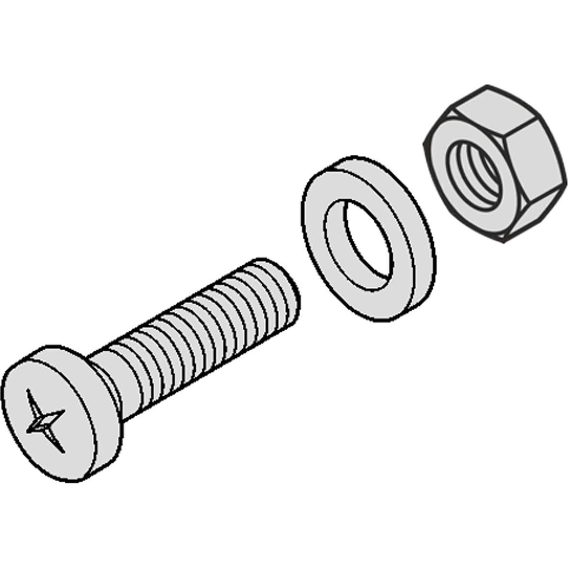 Schroff Befestigungsmaterial - BEF.MATERIAL COD.LEISTE(100) (21100404)