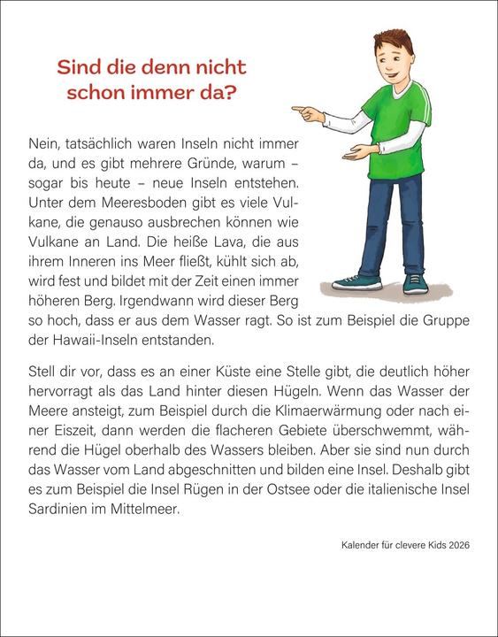 Actual product image Harenberg Kalender für clevere Kids Tagesabreisskalender 2026