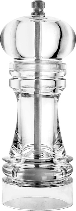 Produktbild Ibili Transparente Pfeffer-/Salzmühle 16 cm geeignet für das schnelle Mahlen von Pfeffer und Salz (Pfeffer, Salz)