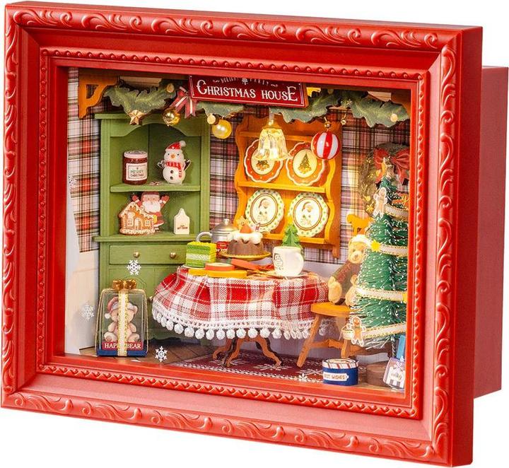 Actual product image Robotime Bausatz Christmas Eve Party