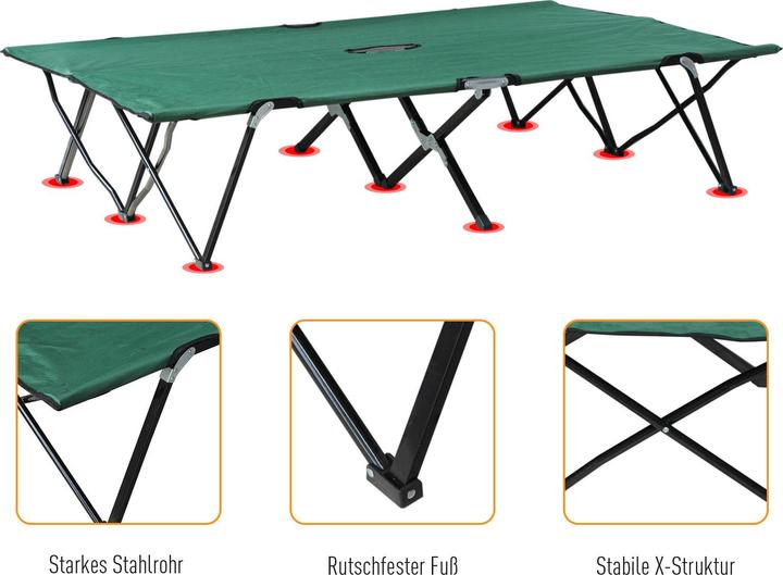 Actual product image Outsunny Camp bed with carry bag