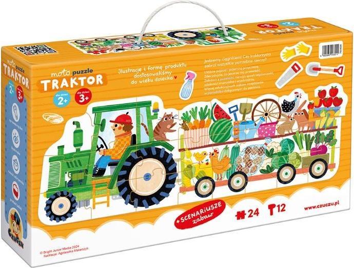 Czuczu Moto-Puzzle - Traktor (24 Teile)