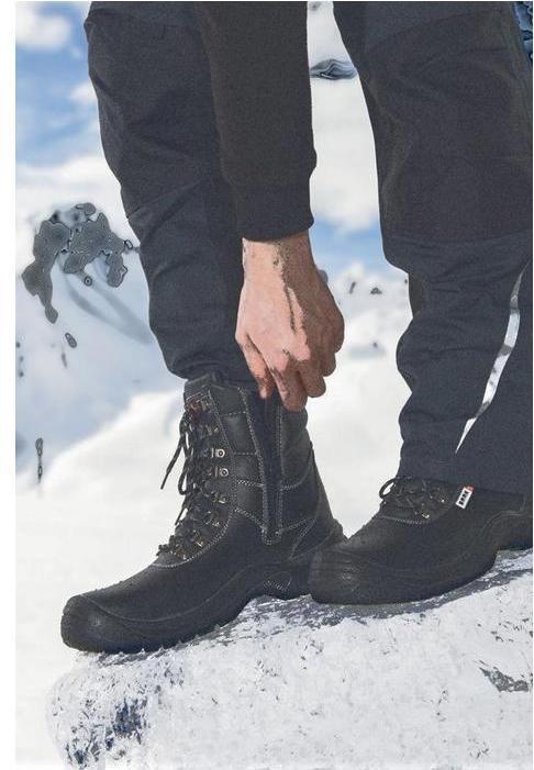 Produktbild Baak Sicherheitswinterstiefel Magnus-Profi Grösse 39 schwarz S3 SRC CI EN ISO 20345 Rindleder (S3, 39)