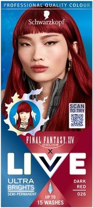 Produktbild Schwarzkopf Live farba do włosów 026 Dark Red (026 Dark Red)