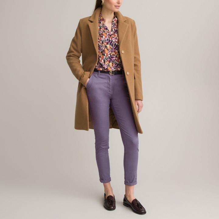 Actual product image Anne Weyburn Half-length coat with button fastening