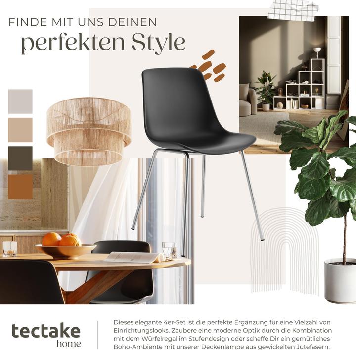 Produktbild tectake Kunststoffstühle Mave