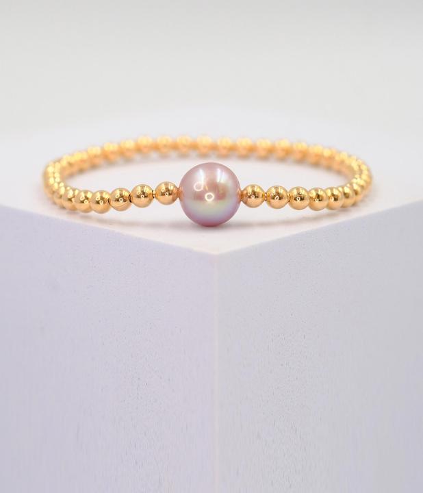 Immagine prodotto Muau Bracciale argento 925 perla d'acqua dolce 10-11mm (Argento 925)