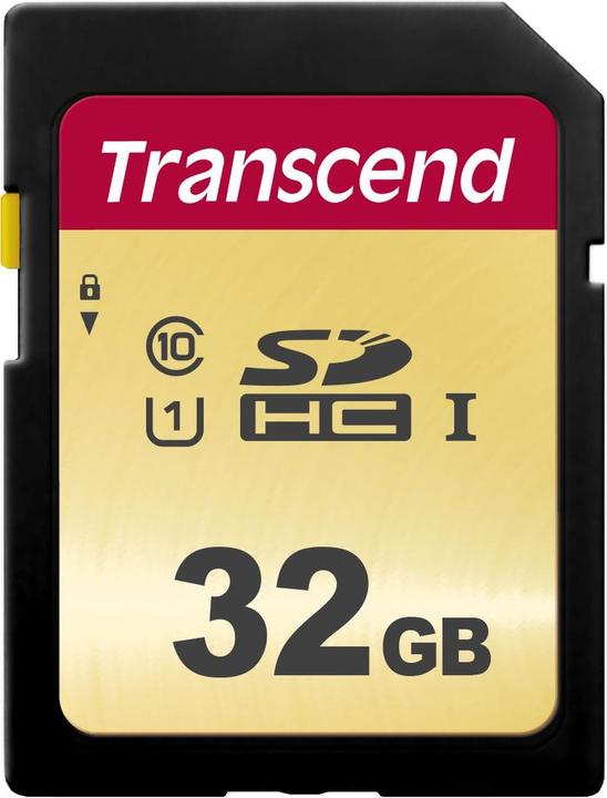 Produktbild Transcend 500S (32 GB, SDHC, U1, UHS-I)